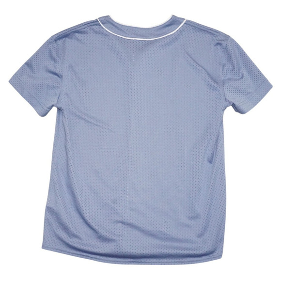 Abercrombie Kids Short Sleeve Mesh Baseball Jersey Button Up 7/8 - Picture 6 of 6